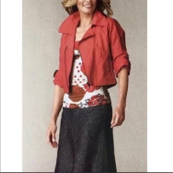 CAbi Jackets & Blazers - Cabi salmon scooter jacket size medium